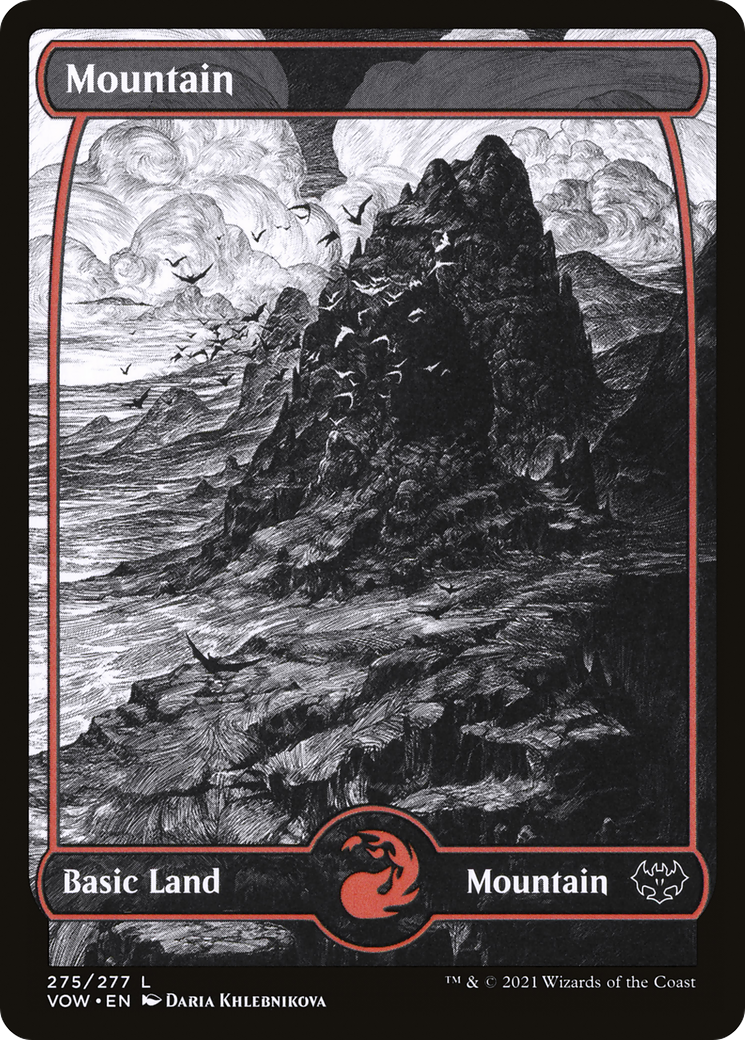 Mountain (VOW-275) - Innistrad: Crimson Vow: (Showcase) Foil