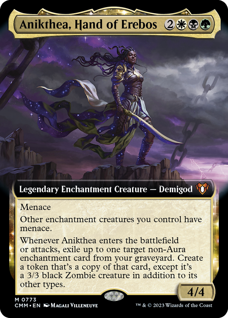 Anikthea, Hand of Erebos (CMM-773) - Commander Masters: (Extended Art, nyxtouched) Foil