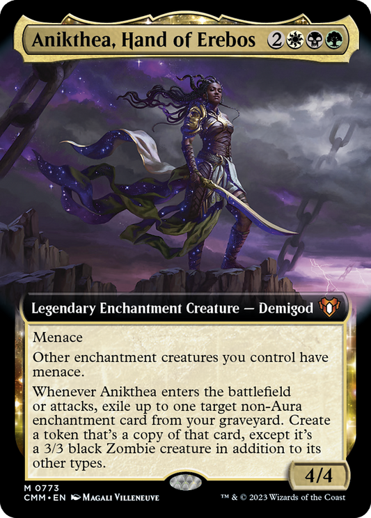 Anikthea, Hand of Erebos (CMM-773) - Commander Masters: (Extended Art, nyxtouched) Foil