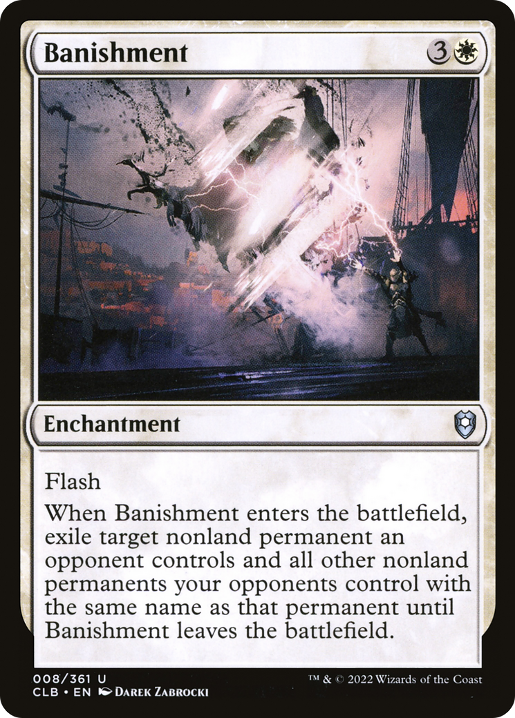 Banishment (CLB-008) - Commander Legends: Battle for Baldur's Gate Foil