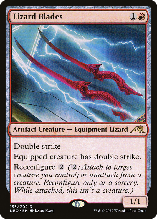 Lizard Blades (NEO-153) - Kamigawa: Neon Dynasty