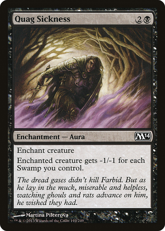 Quag Sickness (M14-110) - Magic 2014 Foil