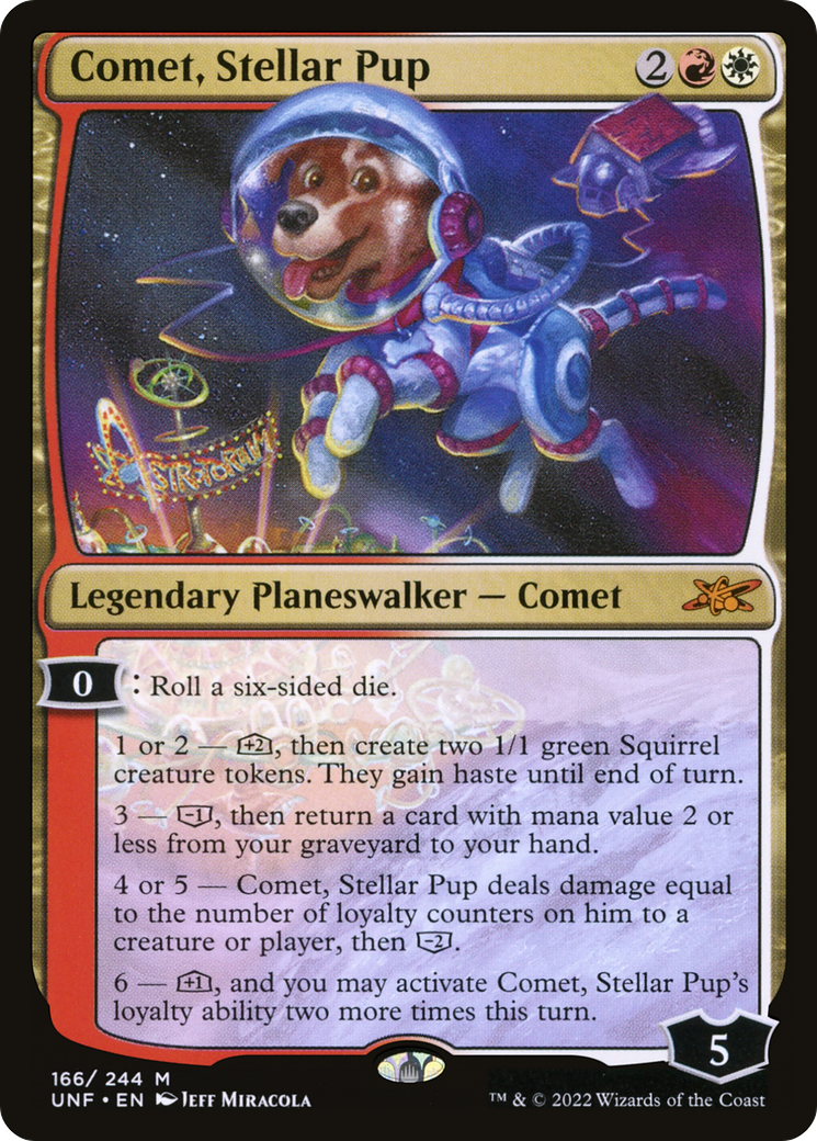 Comet, Stellar Pup (UNF-166) - Unfinity Foil