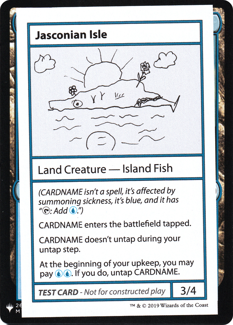 Jasconian Isle (CMB1-117) - Mystery Booster Playtest Cards 2019