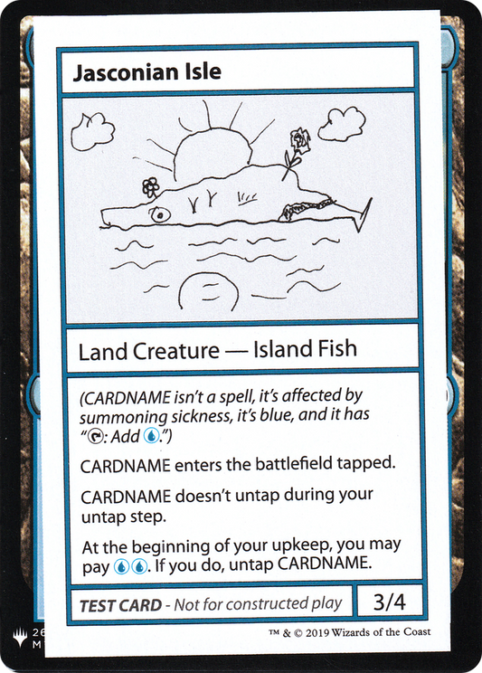 Jasconian Isle (CMB1-117) - Mystery Booster Playtest Cards 2019