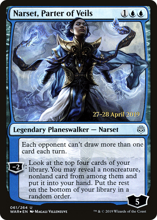 Narset, Parter of Veils (PWAR-61S) - War of the Spark Promos Foil