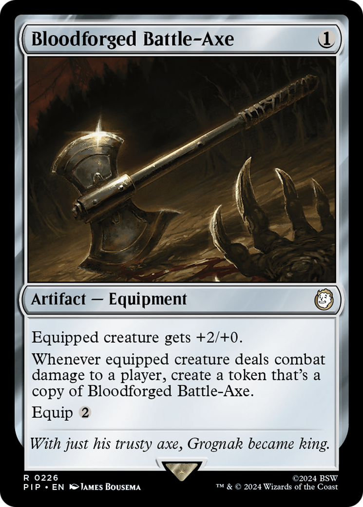 Bloodforged Battle-Axe (PIP-226) - Fallout