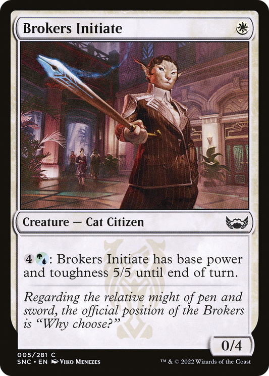 Brokers Initiate (SNC-005) - Streets of New Capenna