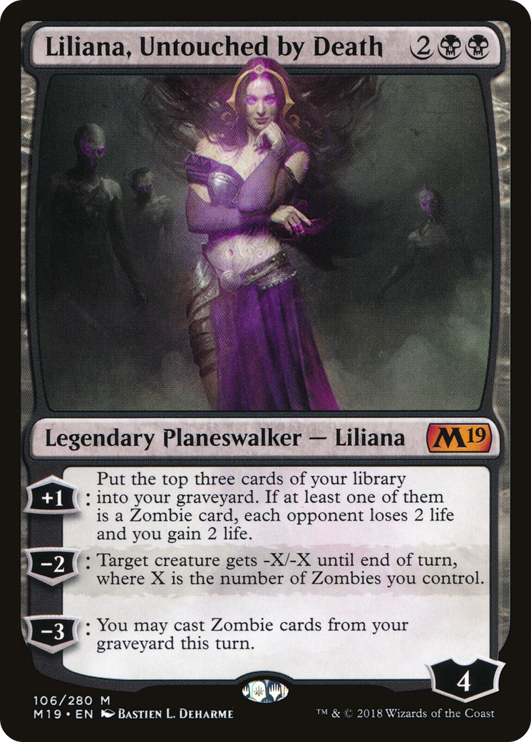 Liliana, Untouched by Death (M19-106) - Core Set 2019