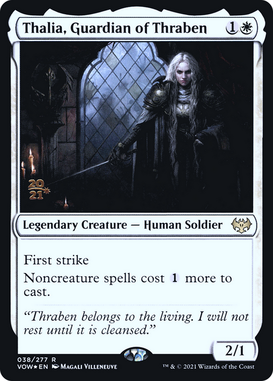 Thalia, Guardian of Thraben (PVOW-38S) - Innistrad: Crimson Vow Promos Foil