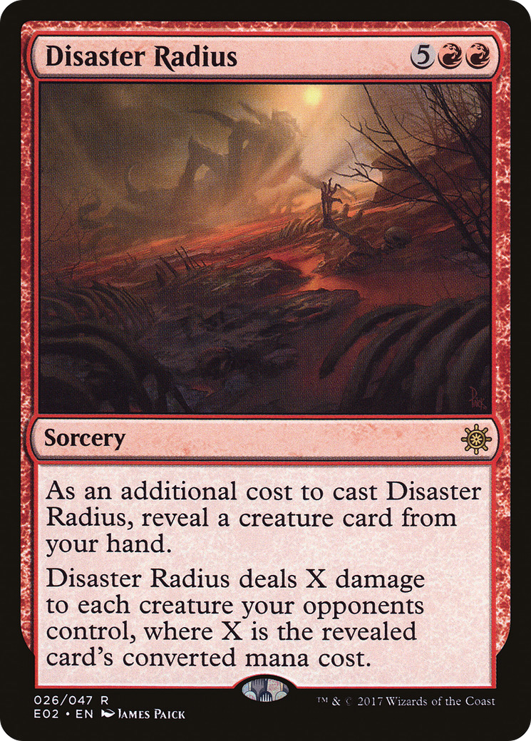 Disaster Radius (E02-026) - Explorers of Ixalan