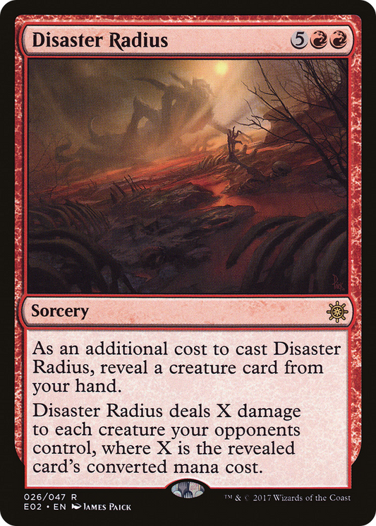 Disaster Radius (E02-026) - Explorers of Ixalan