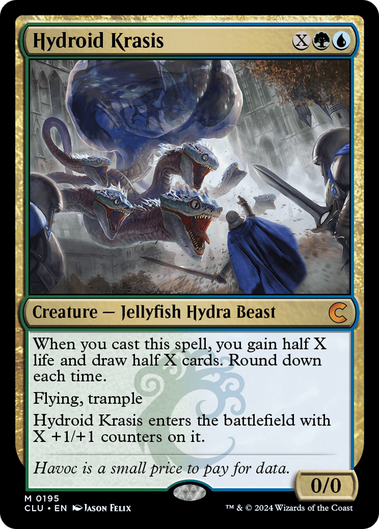 Hydroid Krasis (CLU-195) - Ravnica: Clue Edition