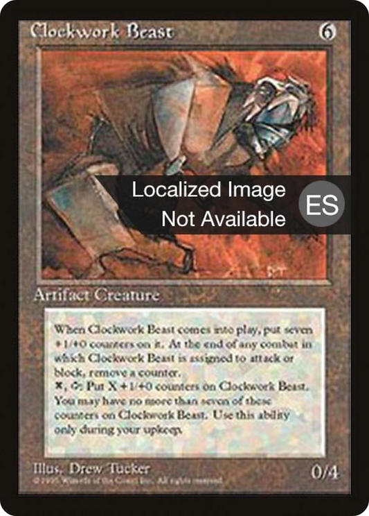 Clockwork Beast (4BB-307) - Fourth Edition Foreign Black Border