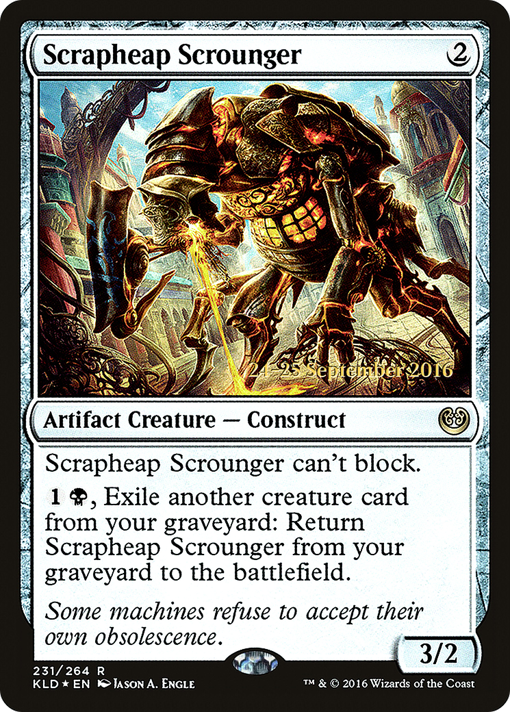 Scrapheap Scrounger (PRE-231S) - Kaladesh Promos (Prerelease) Foil