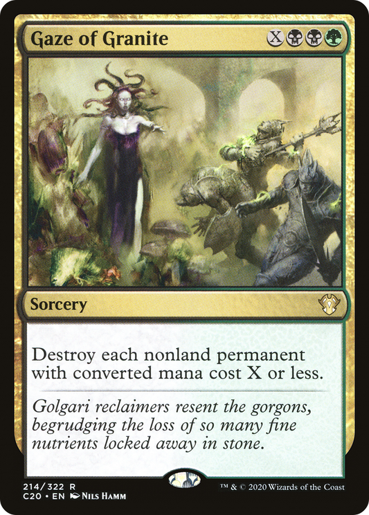 Gaze of Granite (C20-214) - Commander 2020