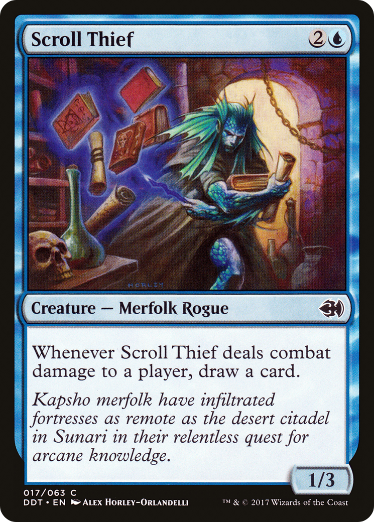 Scroll Thief (DDT-017) - Duel Decks: Merfolk vs. Goblins