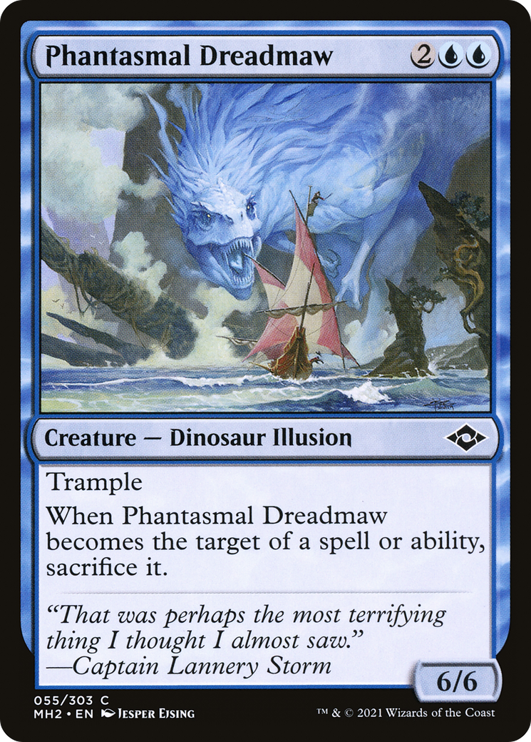 Phantasmal Dreadmaw (MH2-055) - Modern Horizons 2 Foil