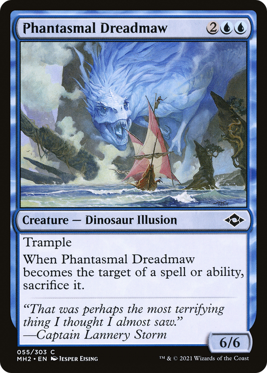 Phantasmal Dreadmaw (MH2-055) - Modern Horizons 2 Foil