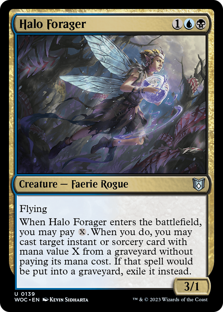 Halo Forager (WOC-139) - Wilds of Eldraine Commander