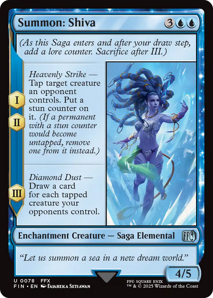 Summon: Shiva (FIN-078) - FINAL FANTASY