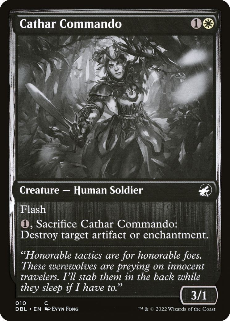 Cathar Commando (DBL-010) - Innistrad: Double Feature Foil