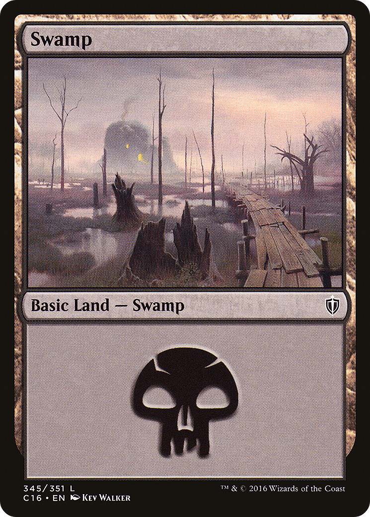 Swamp (C16-345) - Commander 2016