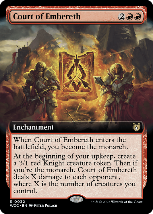 Court of Embereth (WOC-032) - Wilds of Eldraine Commander: (Extended Art) Foil