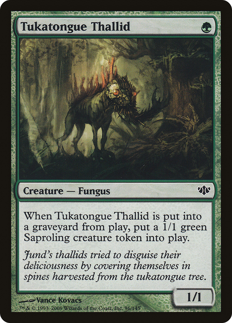 Tukatongue Thallid (CON-096) - Conflux Foil