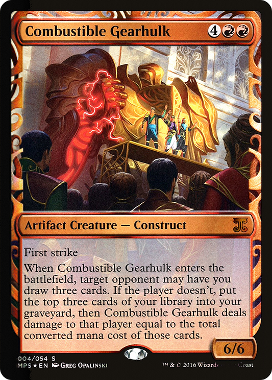 Combustible Gearhulk (MPS-004) - Kaladesh Inventions Foil