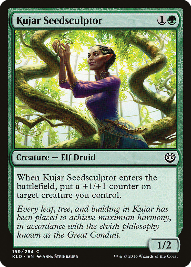 Kujar Seedsculptor (KLD-159) - Kaladesh Foil