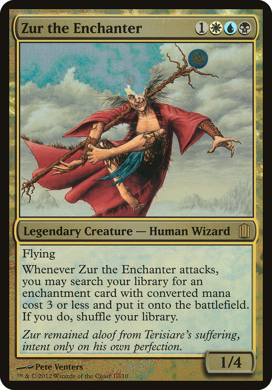 Zur the Enchanter (OCM1-010) - Commander's Arsenal Oversized Foil