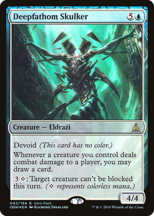 Deepfathom Skulker (POGW-043) - Oath of the Gatewatch Promos: (devoid) Foil