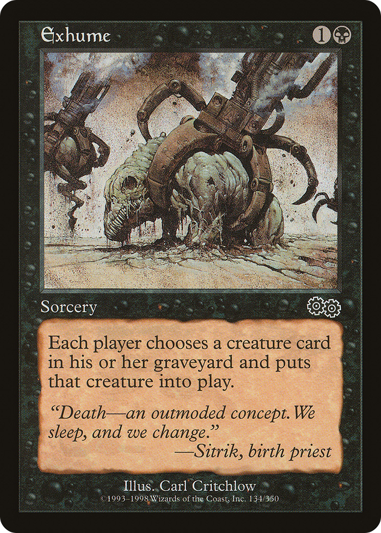 Exhume (USG-134) - Urza's Saga