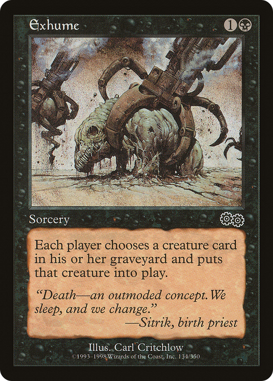 Exhume (USG-134) - Urza's Saga