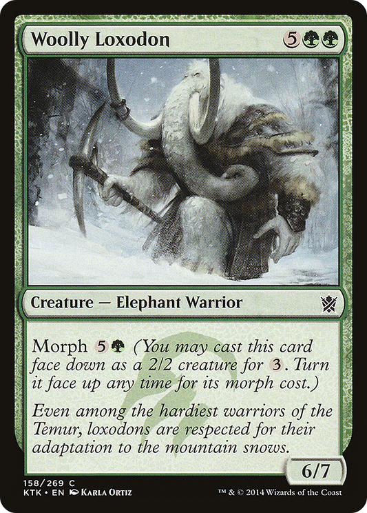 Woolly Loxodon (KTK-158) - Khans of Tarkir Foil