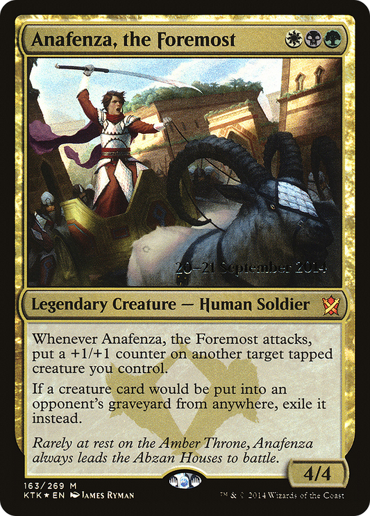 Anafenza, the Foremost (PKTK-163S) - Khans of Tarkir Promos Foil