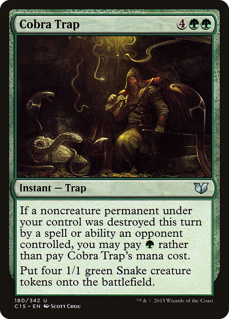 Cobra Trap (C15-180) - Commander 2015