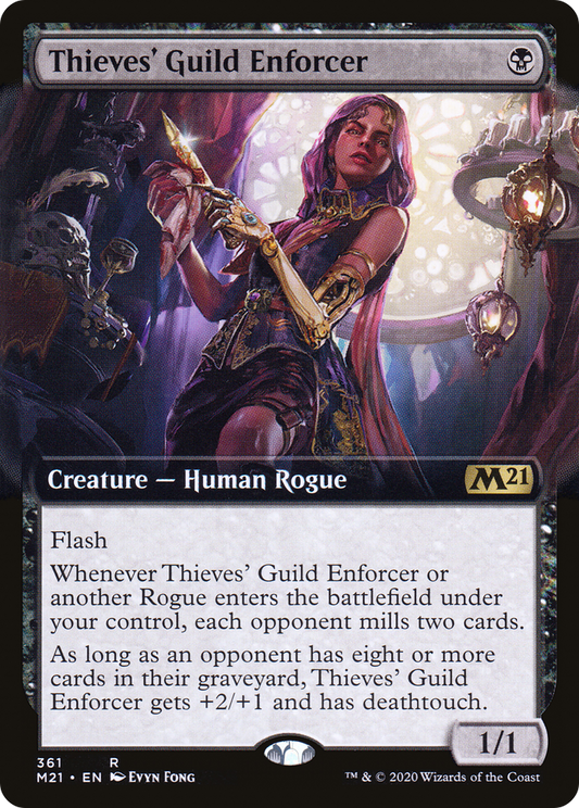 Thieves' Guild Enforcer (M21-361) - Core Set 2021: (Extended Art)