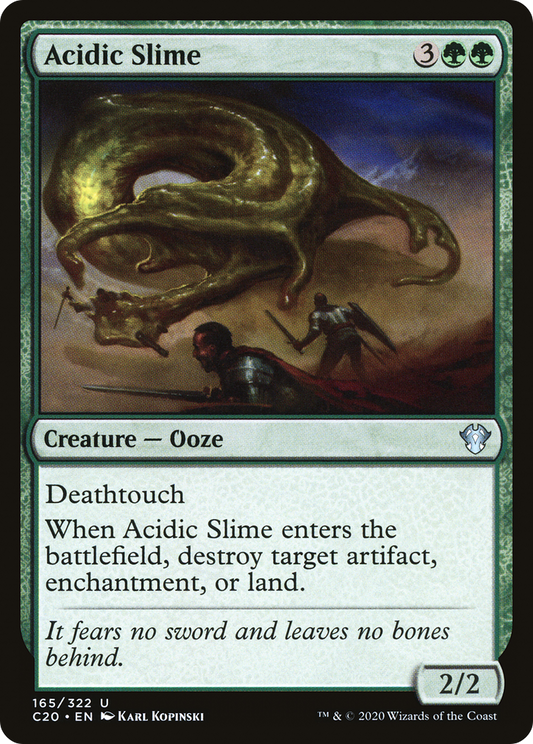Acidic Slime (C20-165) - Commander 2020