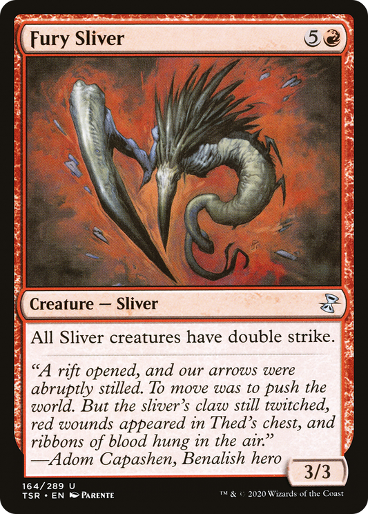 Fury Sliver (TSR-164) - Time Spiral Remastered Foil