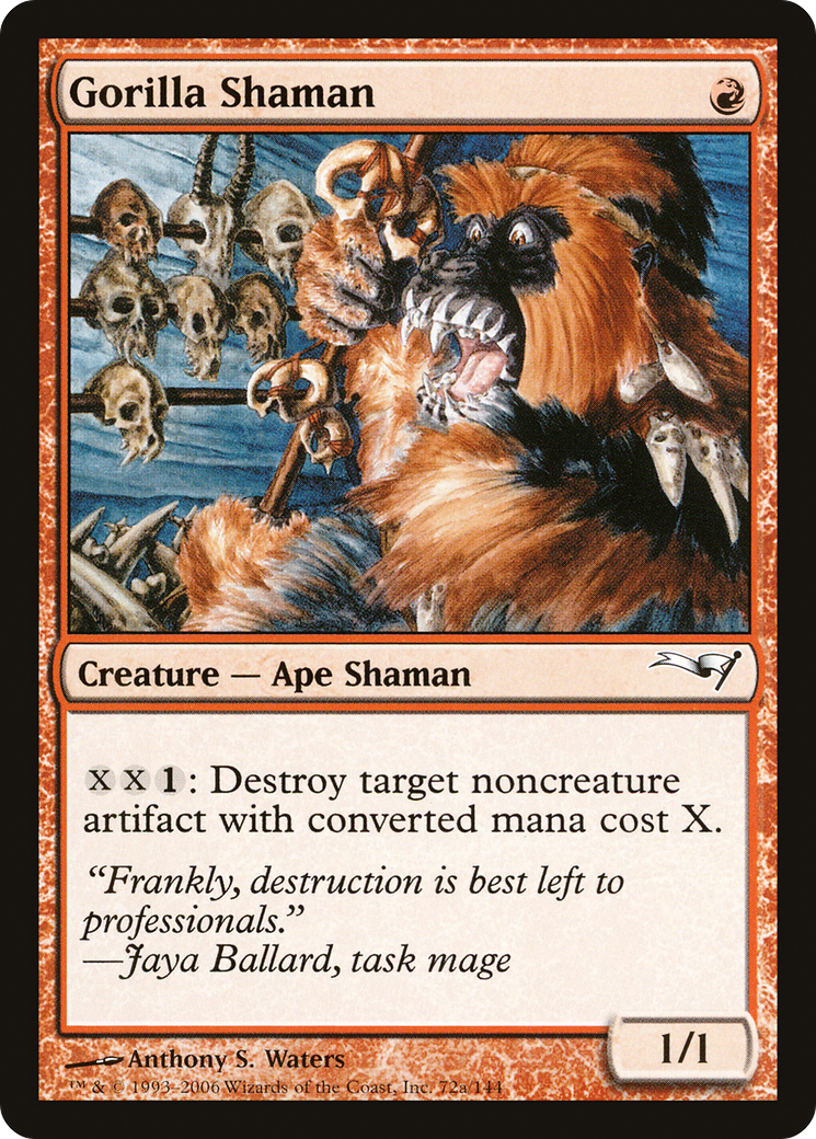 Gorilla Shaman (CST-72A) - Coldsnap Theme Decks