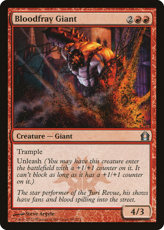 Bloodfray Giant (RTR-089) - Return to Ravnica Foil