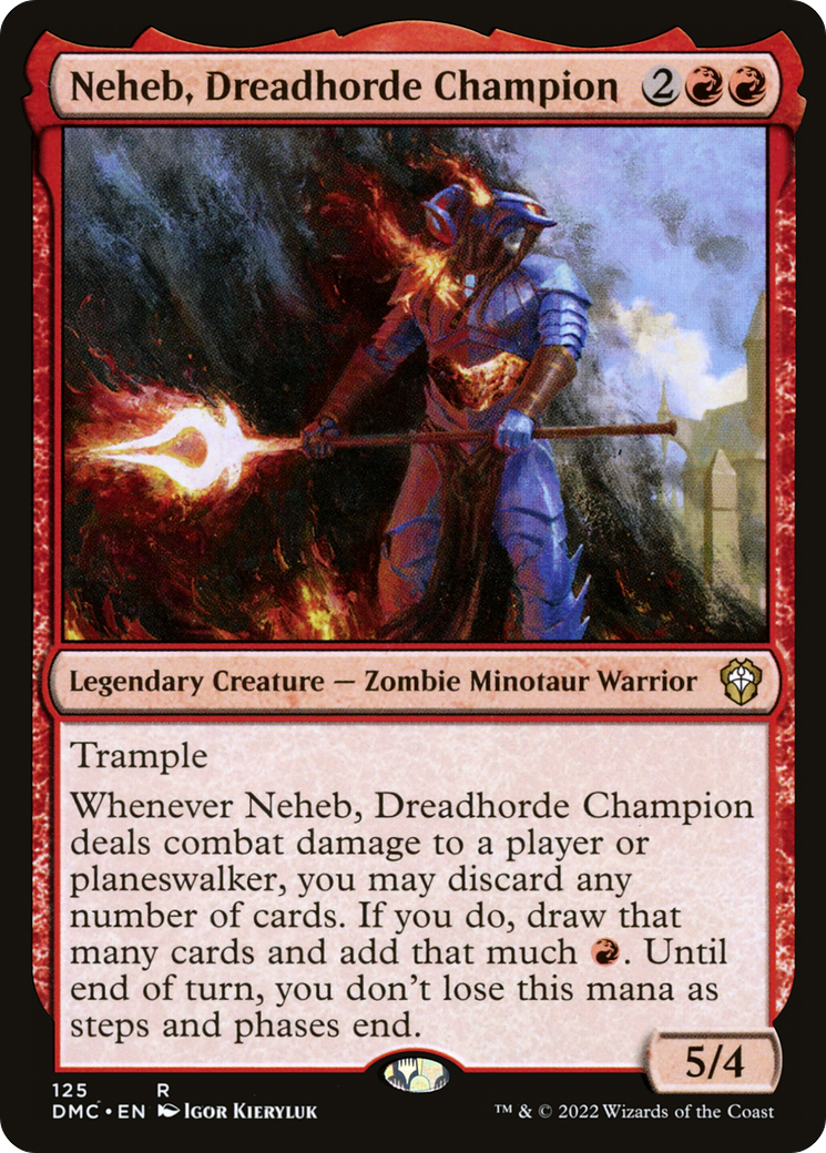 Neheb, Dreadhorde Champion (DMC-125) - Dominaria United Commander