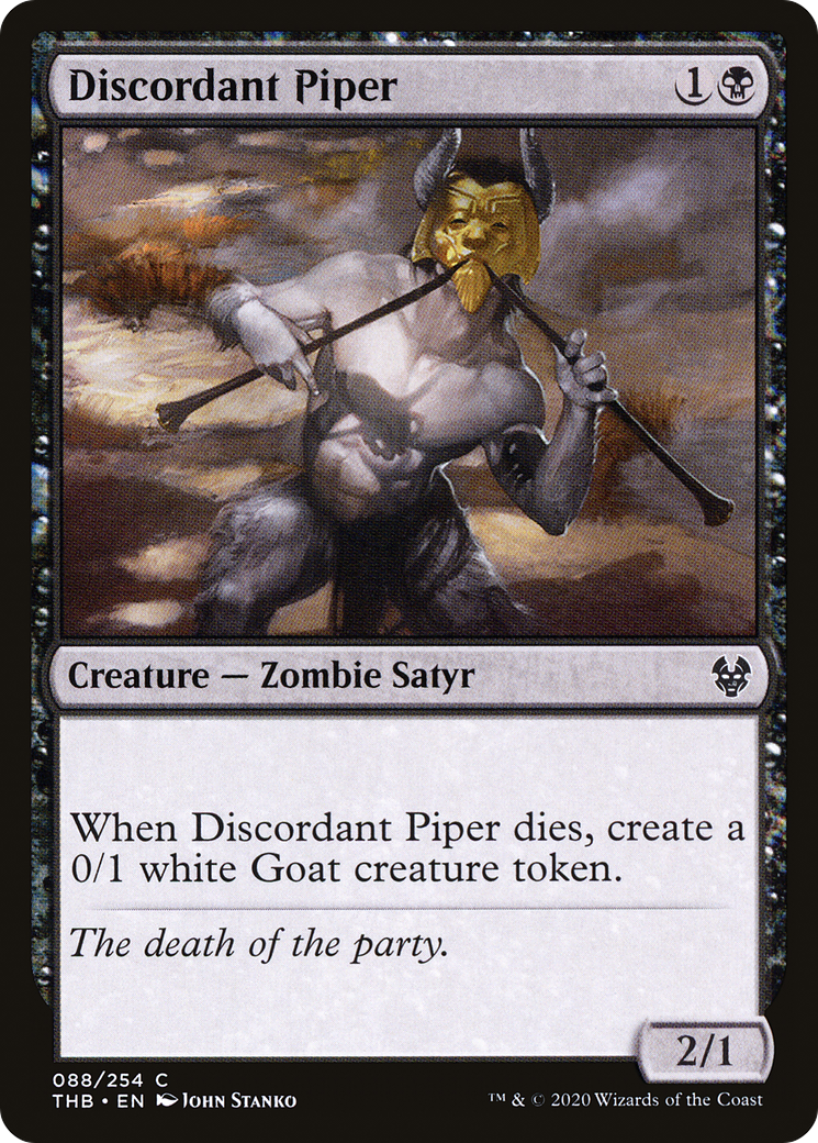 Discordant Piper (THB-088) - Theros Beyond Death Foil