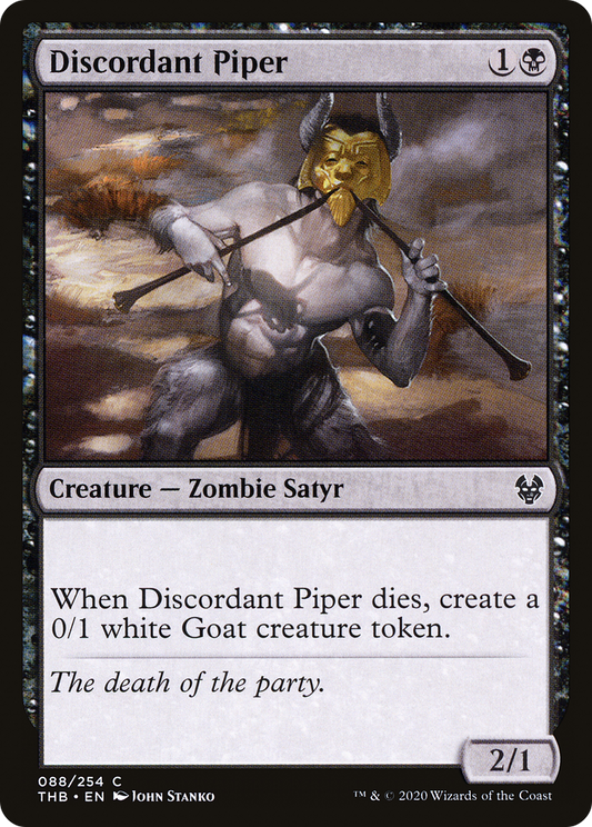 Discordant Piper (THB-088) - Theros Beyond Death Foil