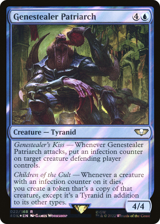 Genestealer Patriarch (Surge Foil) (40K-22★) - Warhammer 40,000 Commander Foil