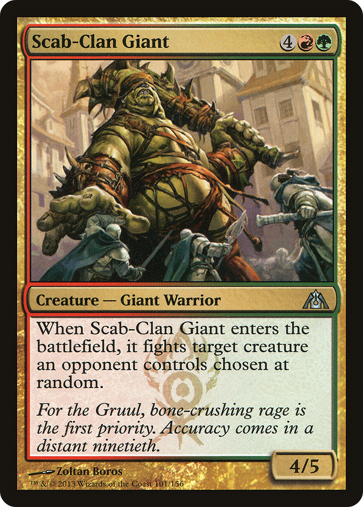 Scab-Clan Giant (DGM-101) - Dragon's Maze Foil