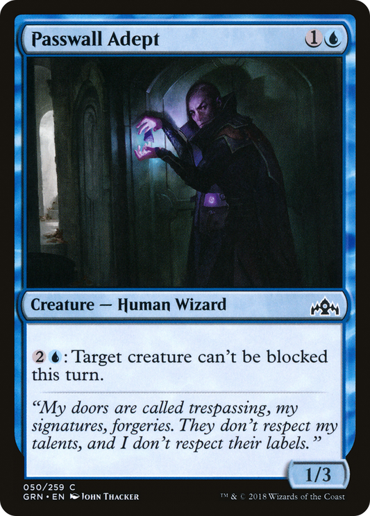 Passwall Adept (GRN-050) - Guilds of Ravnica