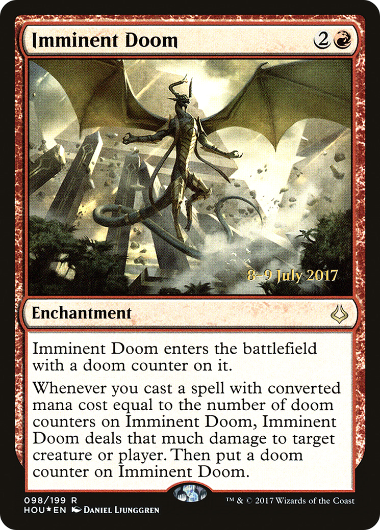 Imminent Doom (PHOU-98S) - Hour of Devastation Promos Foil